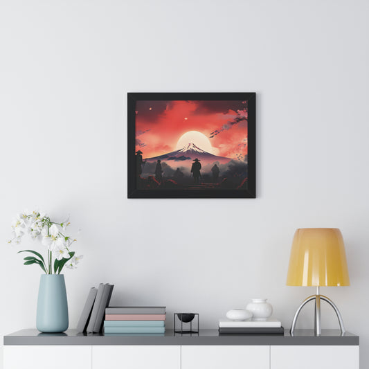 Sunset Fuji Wall art