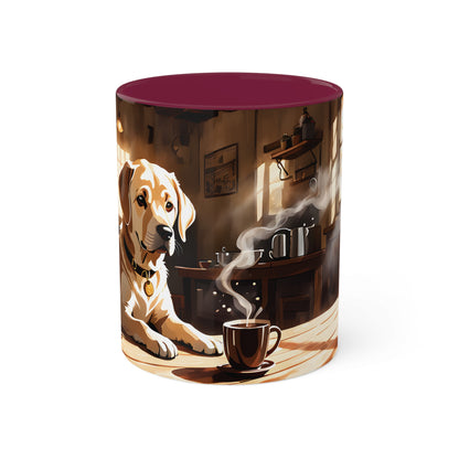 Labrador Having His Coffee - Mug
