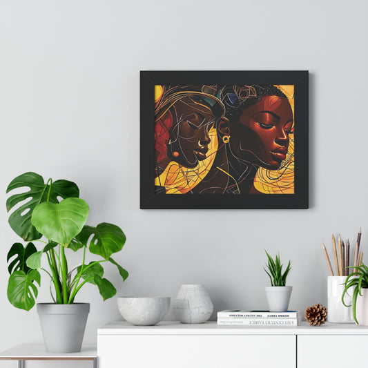 Afro Woman Wall art