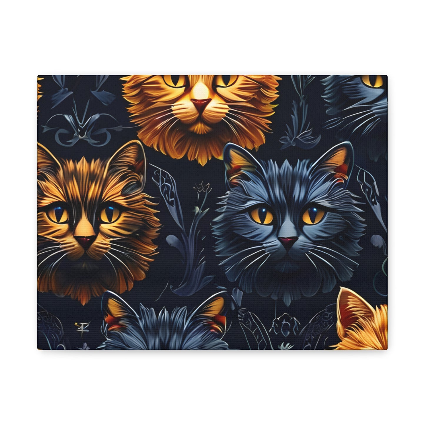 Cats Pattern Wall Art