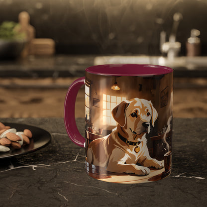Labrador Having His Coffee - Mug