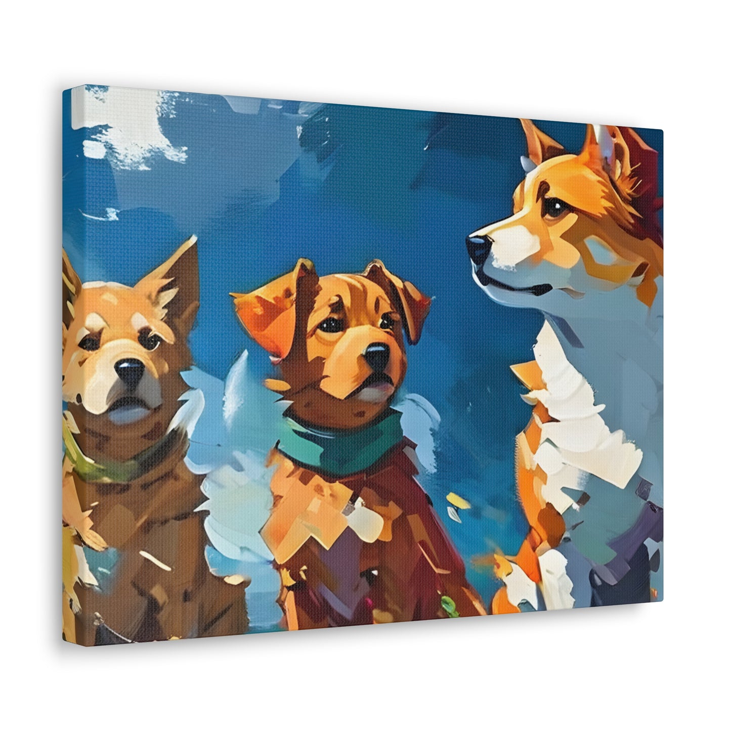 Painted Dogs Wall Art