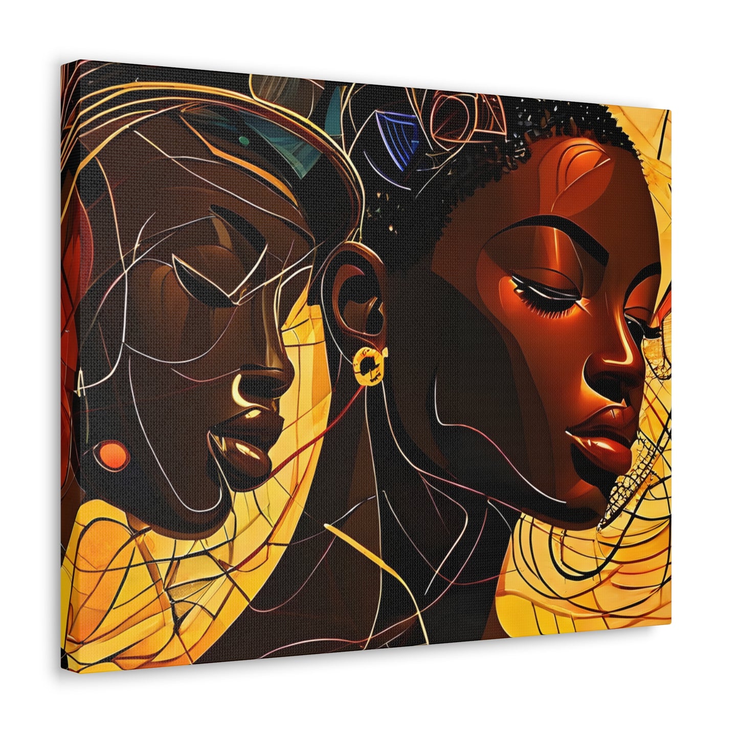 Afro Woman Wall Art