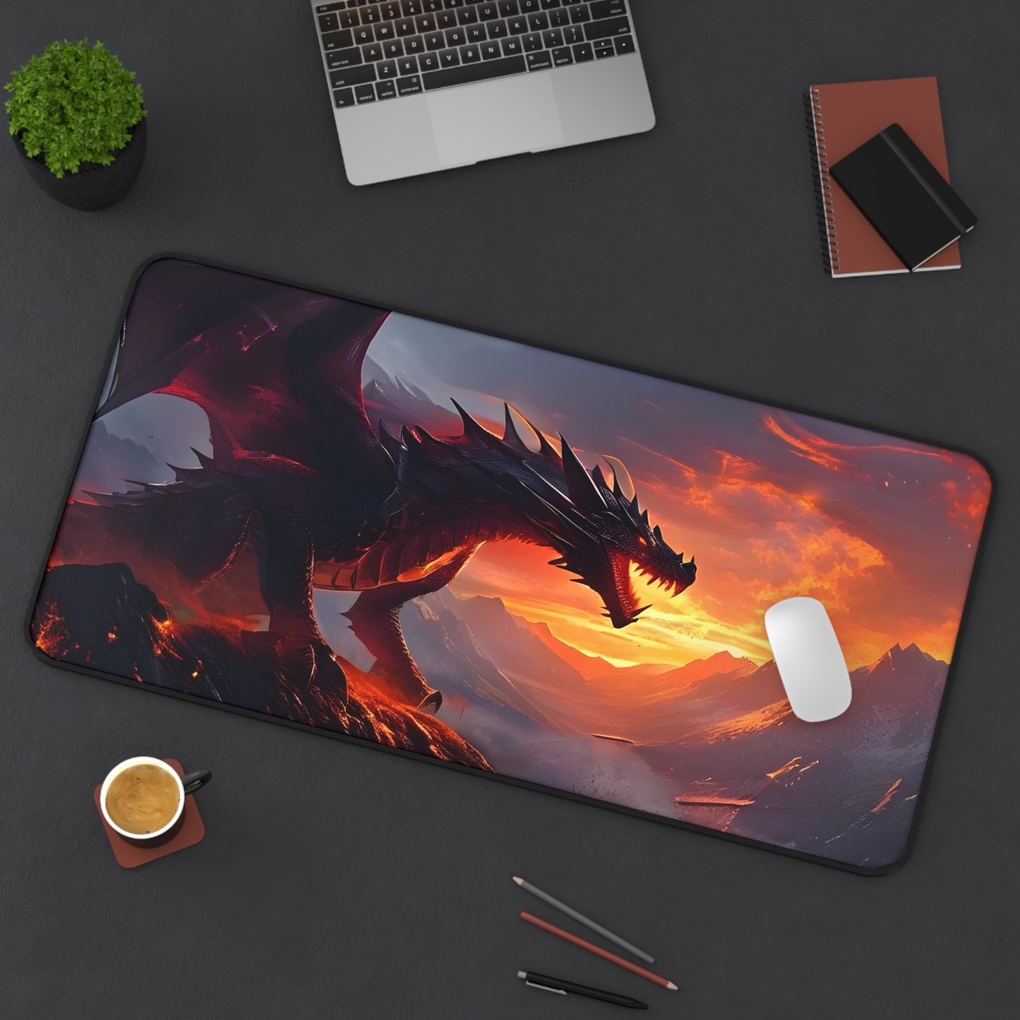 Sunset Dragon Desk Mat