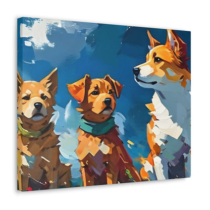 Painted Dogs Wall Art
