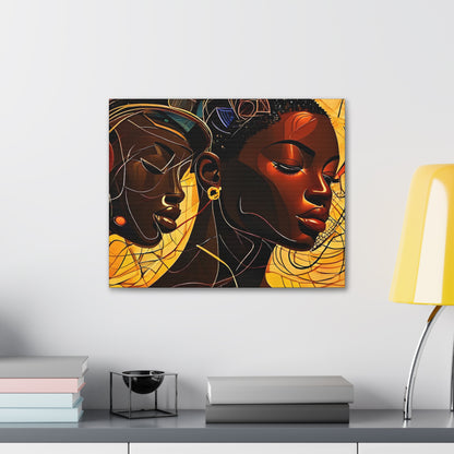 Afro Woman Wall Art