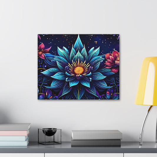Psychedelic Floral Wall Art