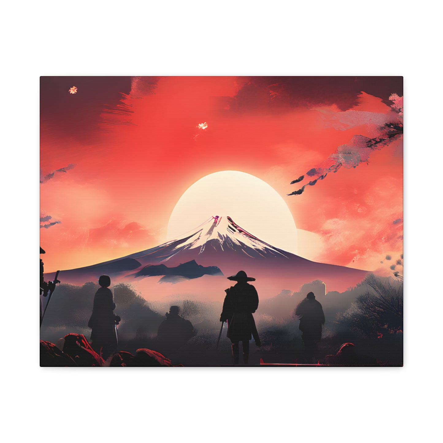 Sunset Fuji Wall Art