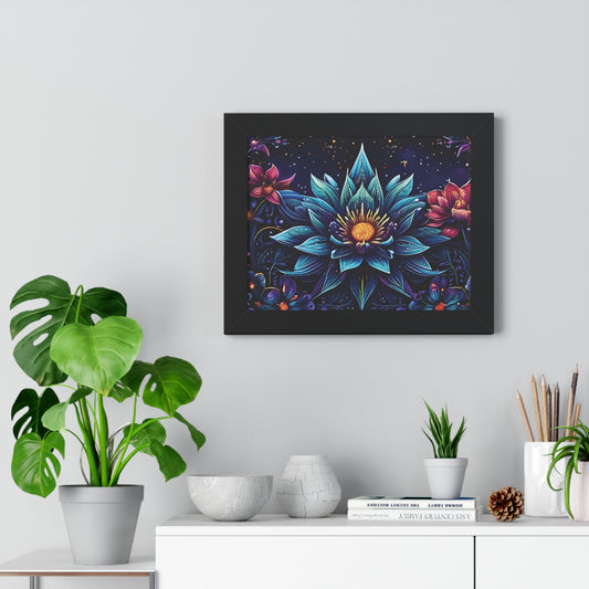 Psychedelic Floral Wall art